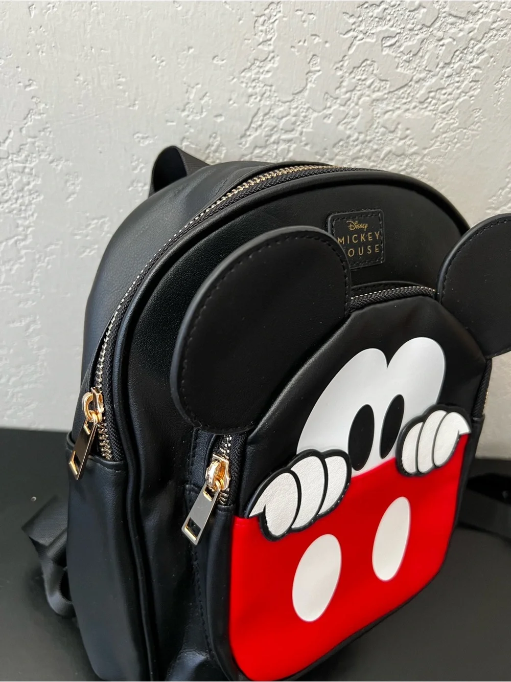 NWT Disney Mickey Mouse Peeking Mini Backpack